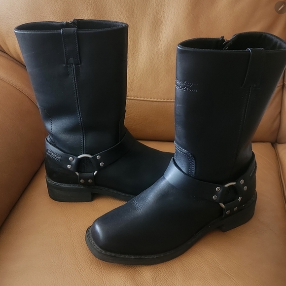 Harley Davidson Mens 12W Boots - Picture 2 of 4
